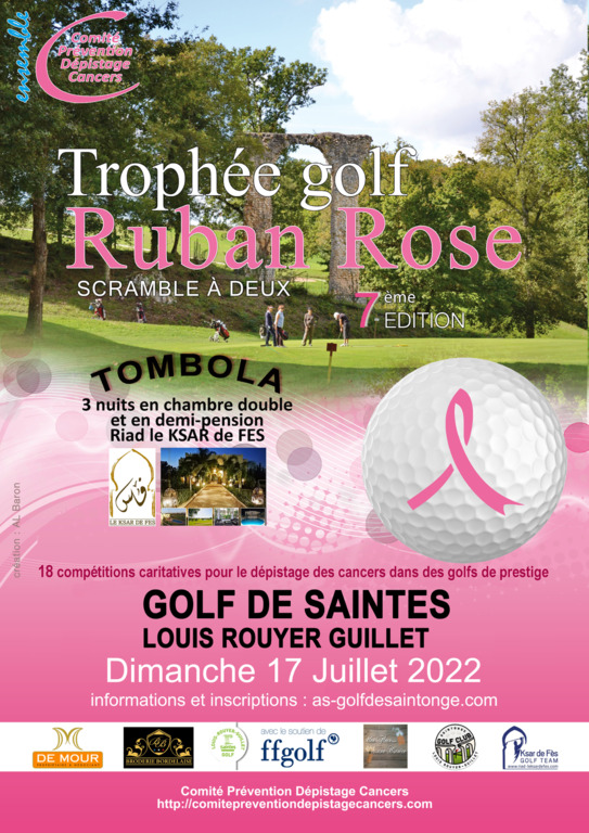 Trophée Ruban Rose 