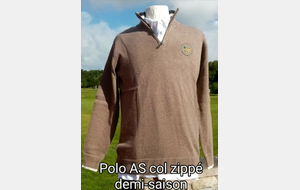 Pull 1/2 zip manches longues